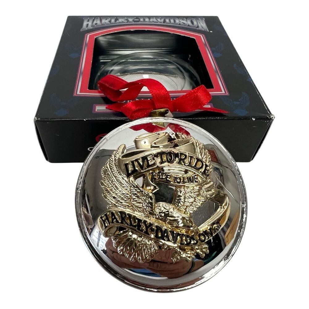 Vintage 1999 Cavanagh Harley Davidson Gas Cap Christmas Ornament